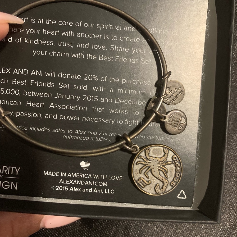 Alex and Ani Scorpio Zodiac Bracelet